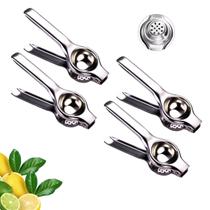 Kit 4 Espremedores De Limão Manual Aço Inox Resistente