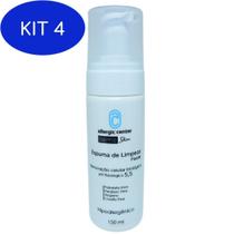 Kit 4 Espuma De Limpeza Facial - Dermoskin - Allergic Center
