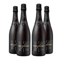 Kit 4 Espumantes Freixenet Cava Cordon Negro 750ml