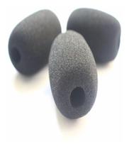 Kit 4 Espumas Almofada Microfone Headset Lapela Bose