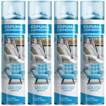 Kit 4 Espumas Mágica Carro, Casa Tenis Multiuso Para Limpeza Geral Spray Aerossol 400ml
