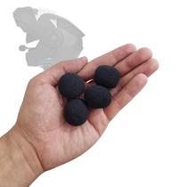 Kit 4 Espumas Para Intercomunicador de Moto Capacete Kit 4 Espumas Para Intercomunicador de Moto Capacete