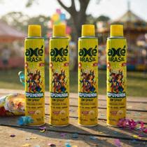 Kit 4 Espuminhas Carnaval, Festas e Eventos 250 ml Axé Brasil Diversão Garantida!