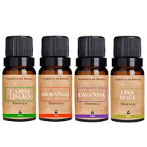 Kit 4 Essências Aromatizador / Difusor para Ambientes