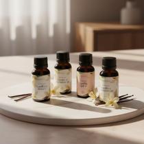 Kit 4 Essencias Aromatizantes Vanilla Lovers Via Aroma - Edição Limitada Kit 4 Essencias Aromatizantes Vanilla Lovers Via Aroma - Edição Limitada