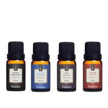 Kit 4 Essencias Lançamento Via Aroma Fenomenais