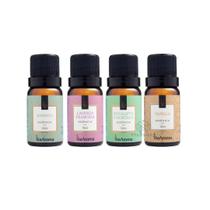 Kit 4 Essências Via Aroma Óleo Aromático para Difusor Aromatizador Elétrico