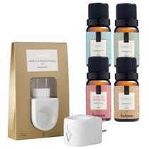 KIT 4 Essências Via Aroma Varias + Aromatizador Original Tomada