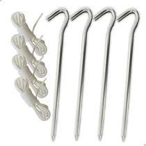 KIT 4 ESTACA (MOD101330) + 4 Cordinhas de amarração KIT 4 ESTACA (MOD101330) + 4 Cordinhas de amarração