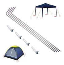 Kit 4 Estacas Em Inox 35cm Para Barraca Gazebo Camping praia Tendas Ixar mesas cadeira