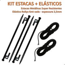 KIT 4 ESTACAS (MOD101326) + 2 Elásticos para varetas