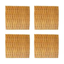 Kit 4 Esteiras Bambu Barriga 1x1,5m Forro Natural Trama Dupla Pergolado Teto Parede Decorativa Kit 4 Esteiras Bambu Barriga 1x1,5m Forro Natural Trama Dupla Pergolado Teto Parede Decorativa