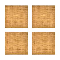 Kit 4 Esteiras Bambu Casca 1x1m Forro Natural Trama Simples Pergolado Teto Parede Decorativa Kit 4 Esteiras Bambu Casca 1x1m Forro Natural Trama Simples Pergolado Teto Parede Decorativa