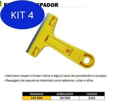 Kit 4 Estilete Raspador Com Lâmina Removível - Fertak