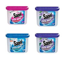 Kit 4 evita mofo bolor guarda roupa sanol original 100g desumidificador armario closet tira umidade