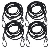 Kit 4 Extensor Corda Elástico 1,5M Gancho de Ferro Amarrar Carga Bagageiro Moto Lona Camping Kit 4 Extensor Corda Elástico 1,5M Gancho de Ferro Amarrar Carga Bagageiro Moto Lona Camping