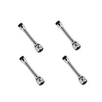 Kit 4 Extensor De Torneira Cabo Flexível Movimento 360º