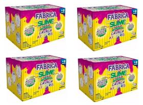 Kit 4 Fabrica De Slime Kimeleka Crunch Arco Iris Acrilex - Artkids