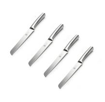 Kit 4 Facas P/ Pão Bolo Inox Fatiar Profissional Serrilhada