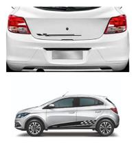 Kit 4 Faixas Adesivo Lateral Traseiro Capô Onix Chevrolet