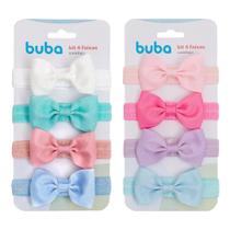 Kit 4 Faixas Com Laço Infantil Sortido 15316 Buba