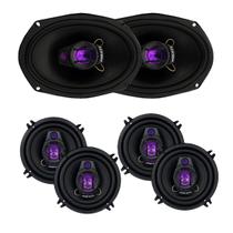 Kit 4 Falantes 5 Pol 150w + 6x9 200w Som Automotivo Hiken