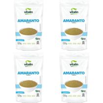 Kit 4 Farinha Amaranto Orgânica Vitalin 120g