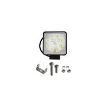 Kit 4 farol de milha led 27w 12v/24v 6500k jeep troller
