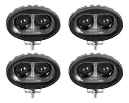 Kit 4 Farol Milha Auxiliar 2 Led 20w Empilhadeira Led Azul