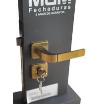 Kit 4 Fechaduras Para Porta Externa Modena Bronze Latonado - MGM Kit 4 Fechaduras Para Porta Externa Modena Bronze Latonado - MGM