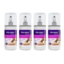 Kit 4 Feliway Classic Spray Adaptação p/ Cat Gatos Ceva 60ml