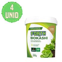 Kit 4 Fertilizante Orgânico Forth Bokashi Para Adubação 250g