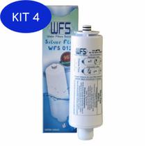 Kit 4 Filtro Para Purificador Libell Acqua Flex Press -