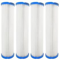 Kit 4 Filtro Refil Plissado Lavável Reutilizável 9 3/4 1/2