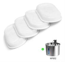 Kit 4 Filtros De Reposição Para Bebedouros De Cães e Gatos De Carvão Ativado