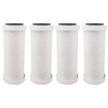Kit 4 Filtros Refis Carvão Ativado Carbon Block 7 de Encaixe