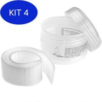 Kit 4 Fita para Cicatrizes Hipertróficas e Quelóides 45X3cm