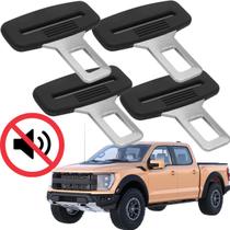 Kit 4 Fivela Cinto Segurança Anti Som Trava Alarme Universal Kit 4 Fivela Cinto Segurança Anti Som Trava Alarme Universal