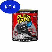 Kit 4 Flex Tape Black 4X5'