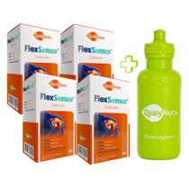 Kit 4 FlexSensor Colageno Tipo 2 E Magnesio QualyNutri Garrafa Squeeze 240 Caps Kit 4 FlexSensor Colageno Tipo 2 E Magnesio QualyNutri Garrafa Squeeze 240 Caps