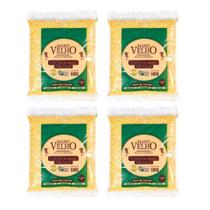 Kit 4 Flocos Milho Orgânico Flocão Cuscuz Mano Velho2Kg