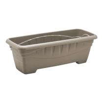 Kit 4 Floreiras Vasos Retangular 4 Tamanhos Horta e Jardim