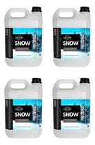 Kit 4 Fluído Liquido Máquina De Neve Snow 5 Litros Nevoa