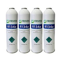 Kit 4 Fluido R134a Lata 750g Ar Cond Automotivo Geladeira