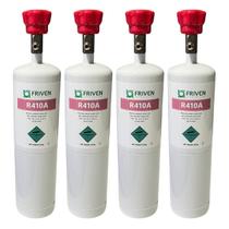 Kit 4 Fluido Refrigerante R410a Ar Split Inverter Lata 800g