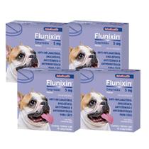 Kit 4 Flunixin 5mg Anti-Inflamatório Chemitec Cães - 10 Comprimidos Kit 4 Flunixin 5mg Anti-Inflamatório Chemitec Cães - 10 Comprimidos