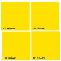 Kit 4 folhas de Gelatina 50x60 Yellow 101