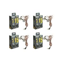 Kit 4 Fones De Ouvido Monitor De Palco In-ear Full Range Profissional DE-115 Dylan Kit 4 Fones De Ouvido Monitor De Palco In-ear Full Range Profissional DE-115 Dylan