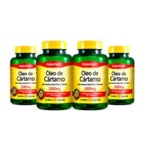 Kit 4 Fonte de Ômega Óleo de Cartamo 1000mg 120 C Maxinutri