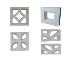 Kit 4 Formas 3d Abs Para Cimento/gesso Modelo Cobogo